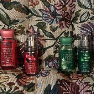 Bath & Body Works Winter Candy Apple and Vanilla Bean Noel set